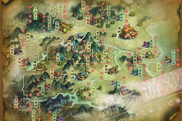 梦幻诛仙怪物分布