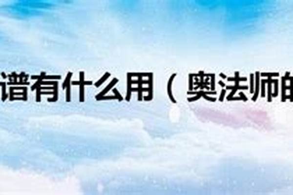 奥法师的食谱怎么做