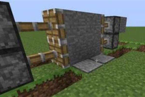 我的世界怎么自动门做