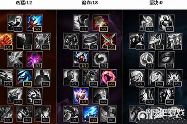 不详之刃符文天赋