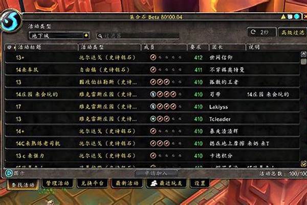 魔兽世界新区人口普查