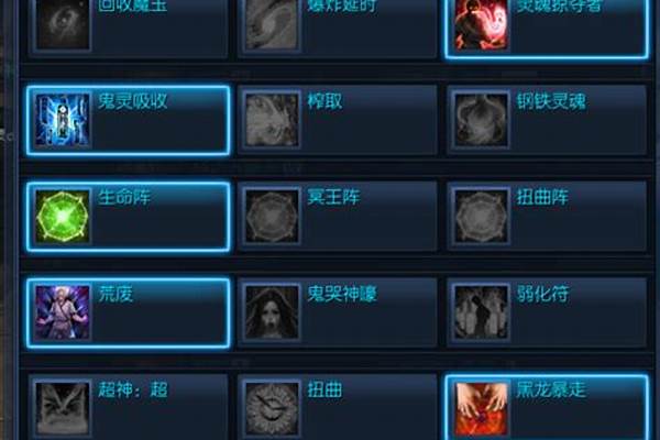 剑灵咒术师技能加点