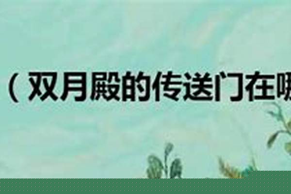 双月殿的传送门在哪