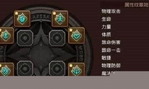 龙之谷战神技能纹章