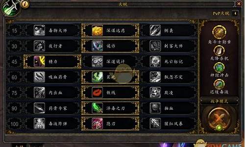 魔兽世界盗贼天赋选择