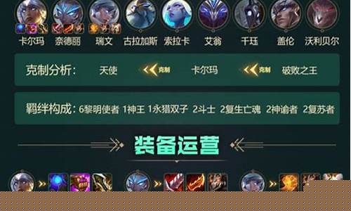 云顶之弈阵容推荐设置