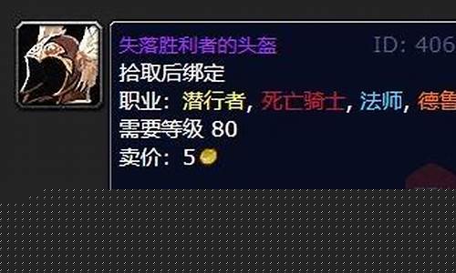 失落胜利者的头盔