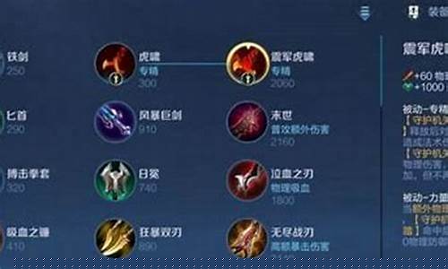 张飞专精装出装方案