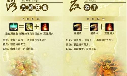 魔兽世界烹饪配方哪里学