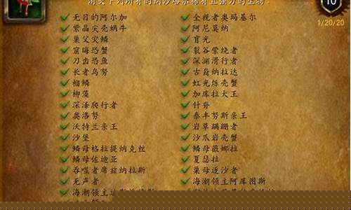 魔兽世界稀有宠物坐标