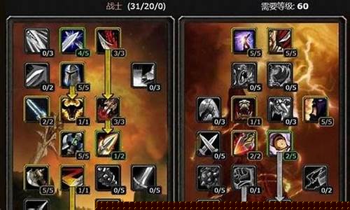 魔兽战士升级用什么天赋